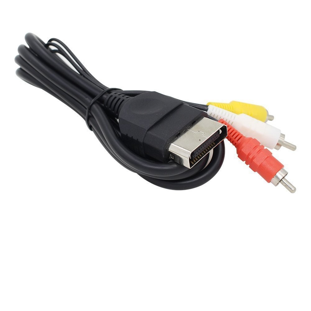 Original Audio Video Cable for Microsoft Xbox 1st Generation Console AV RCA