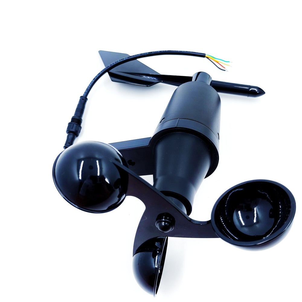 Three Wind Cup Structure Wind Speed and Direction Sensor for Meteorological