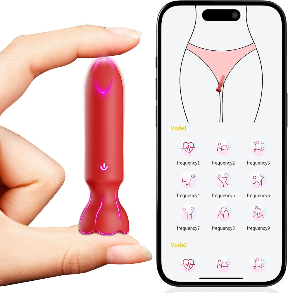 Mini - App Controlled 9 Vibration Modes, Long Distance Discreet