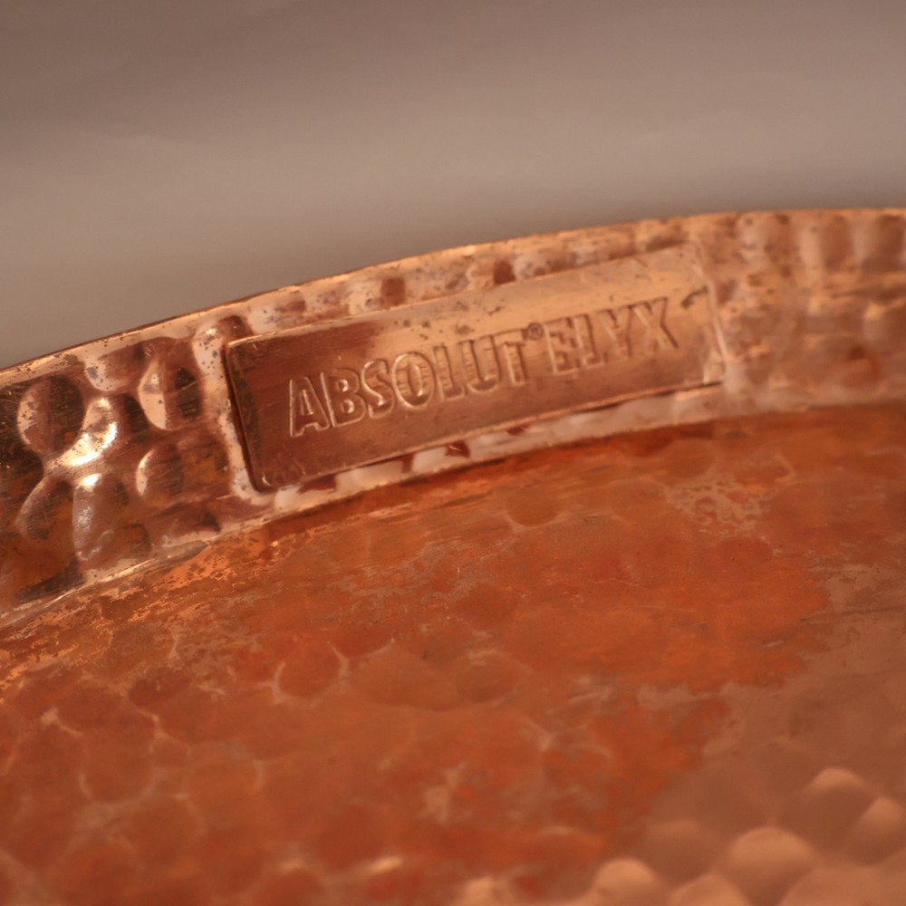 Absolut Elyx Brass Tray – Massive