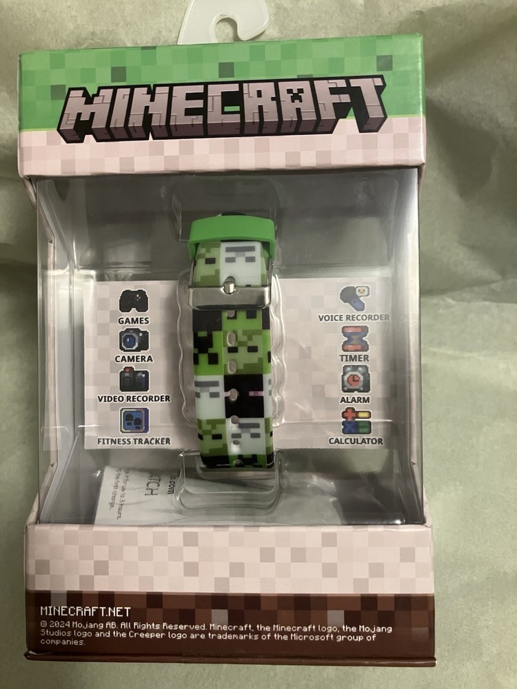 Minecraft Interactive SmartcWatch With Camera Touch Screen For Kids