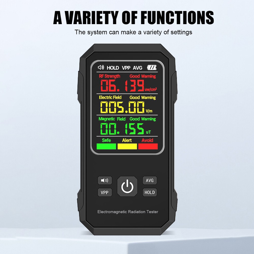 EMF Electromagnetic Field Tester Digital Sensor Reader Meter Radiation Detector