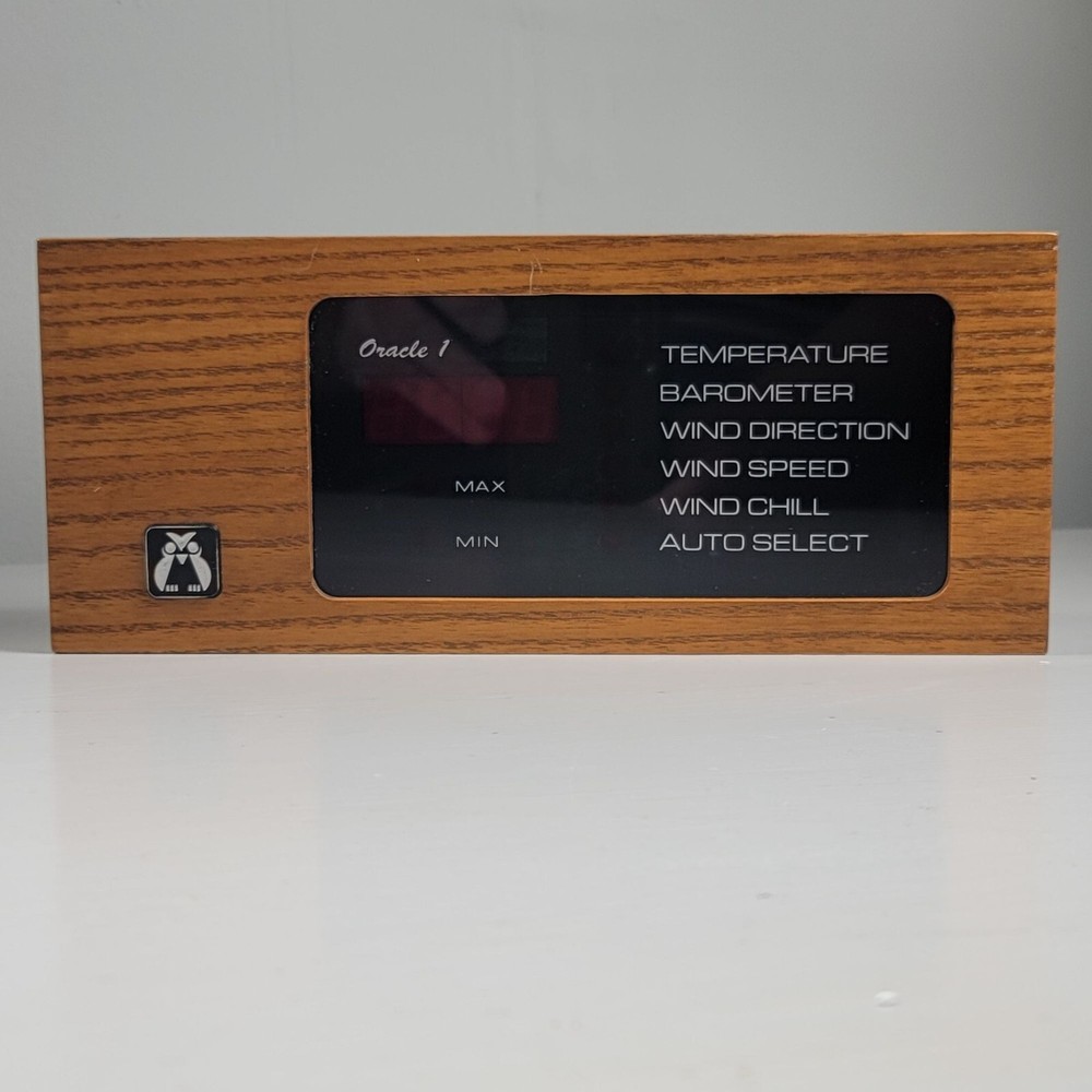 RAINWISE Oracle 1 Weather Station Control Panel Untested