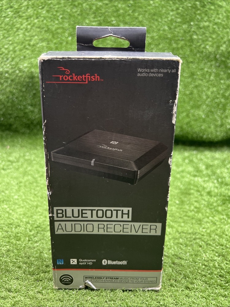 Rocketfish RF-BTR319 Bluetooth Audio Receiver Black Wireless Adapter Compact.  3