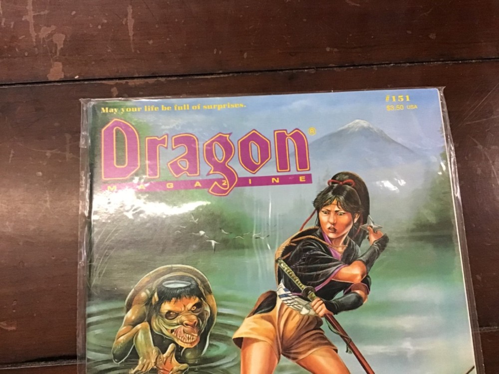 Dragon Magazine #151 TSR Dungeons & Dragons MINT Condition