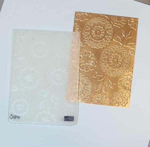Stampin' Up! STRIPES textured impression embossing folder and unnamed folder
