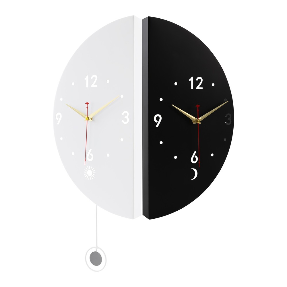 Wall Clock Decoration, Double-sided Corner Wall Clock, Modern Wall Clock