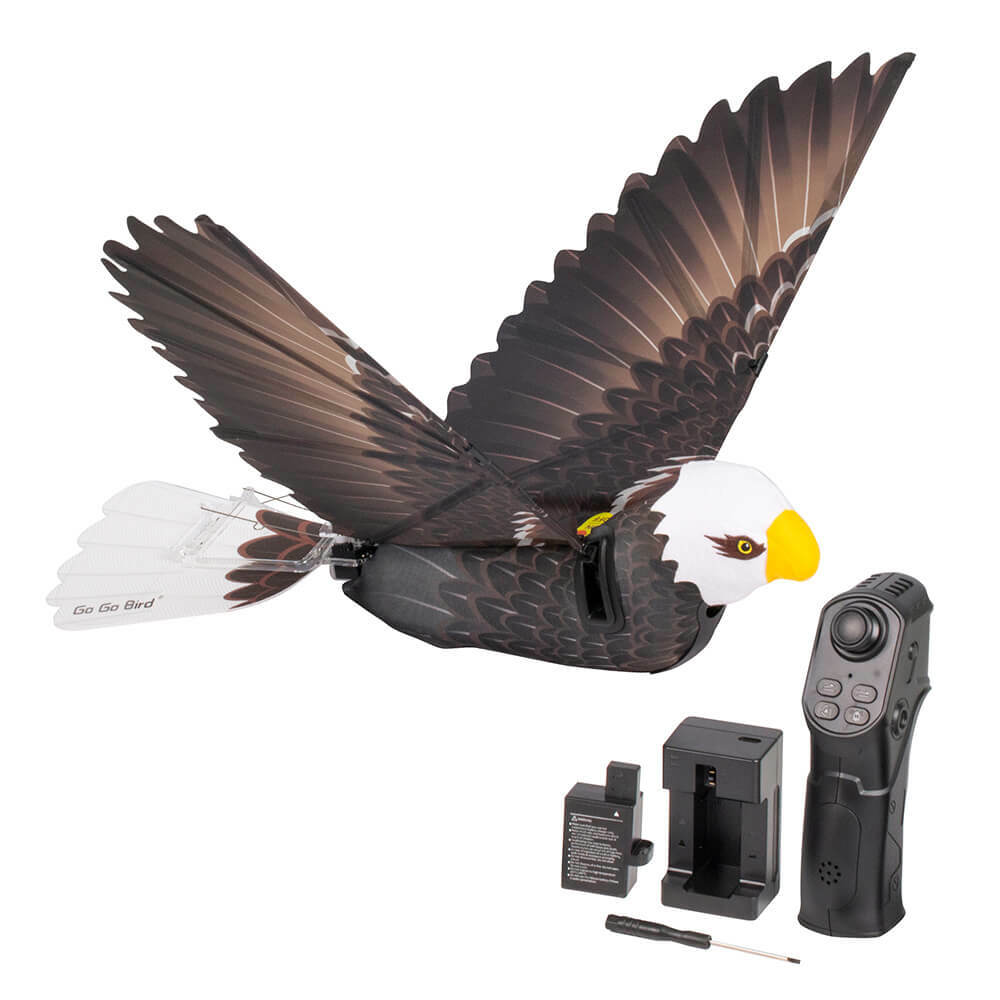 RC BIRD Eagle Orithopter FLAPPING WING 2.4GHZ RTF -NO BATTERY & CHARGE-