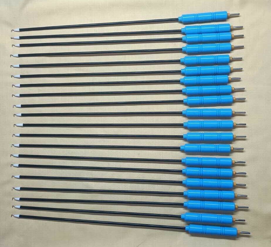 20pc Laparoscopic Monopolar L-hook 5mmx330mm Reusable High Quality Instruments