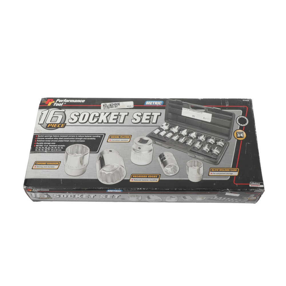 16 Piece Socket Set