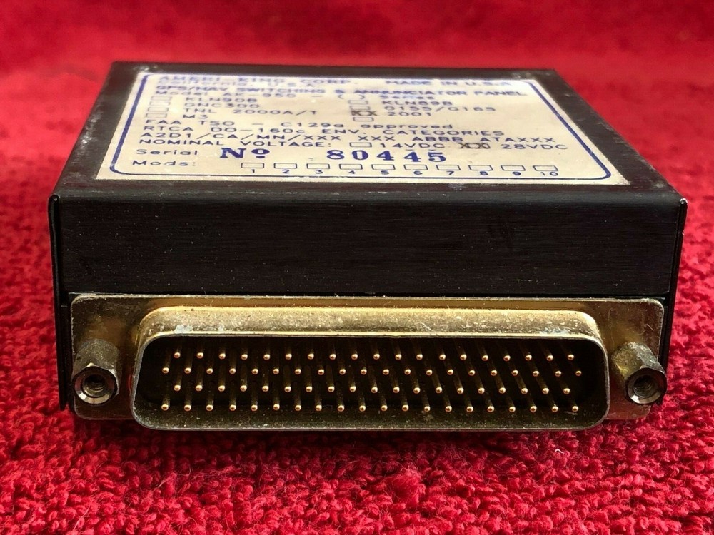 AMERI-KING AK 950-2001 GPS/NAV SWITCHING AND ANNUNCIATOR PANEL