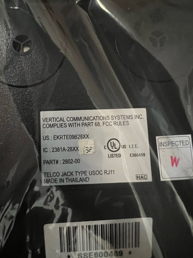 Vodavi Starplus 2802-00 Single-Line Speakerphone (Black) - Refurbished