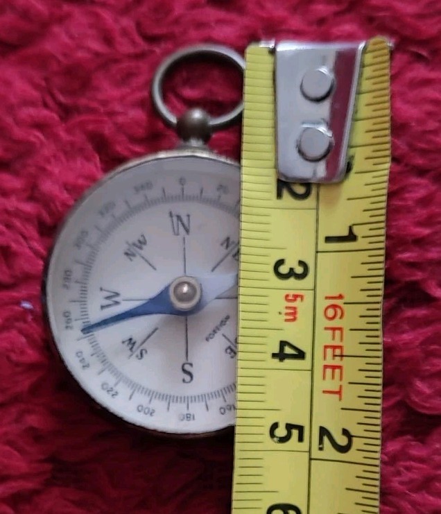 Vintage Brass Magnetic Compass British