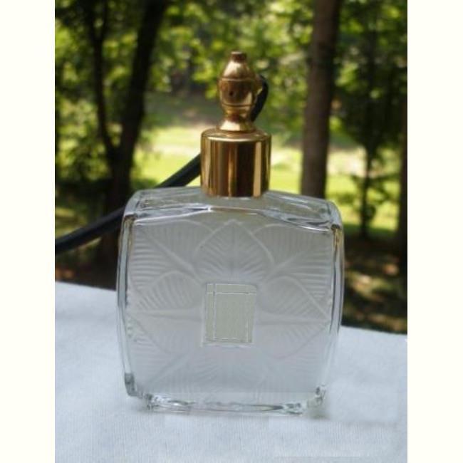 Decorative Refillable Frosted Leaves Perfume Bottle w/ Atomizer