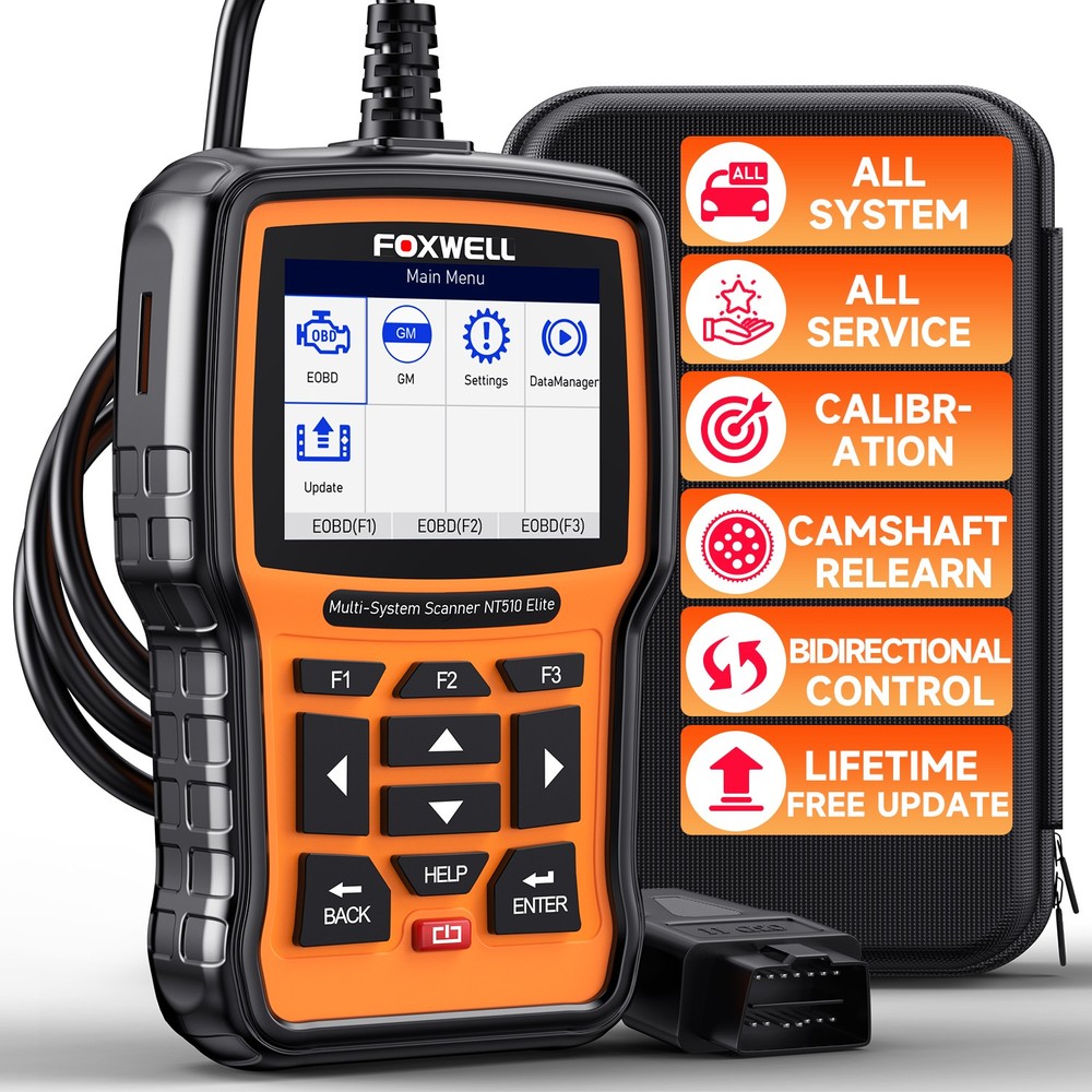FOXWELL OBD2 Scanner for Mercedes-Benz Car Diagnostic Code Reader All System DPF