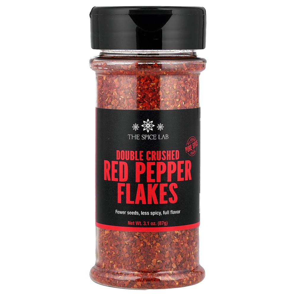 Double Crushed Red Pepper Flakes, 3.1 oz (87 g)