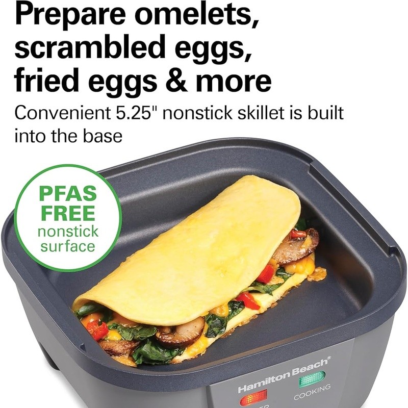 Egg Cooker Make Egg Bites Poached Hard Boiled Omelets Scrambled Eggs Easy Clean