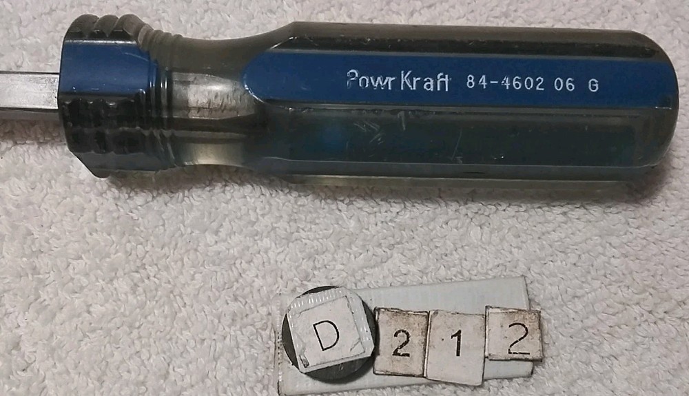 6pc ASSORTED SIZES & BRANDS PHILLIPS & SLOTTED SCREWDRIVER HANDLE SET