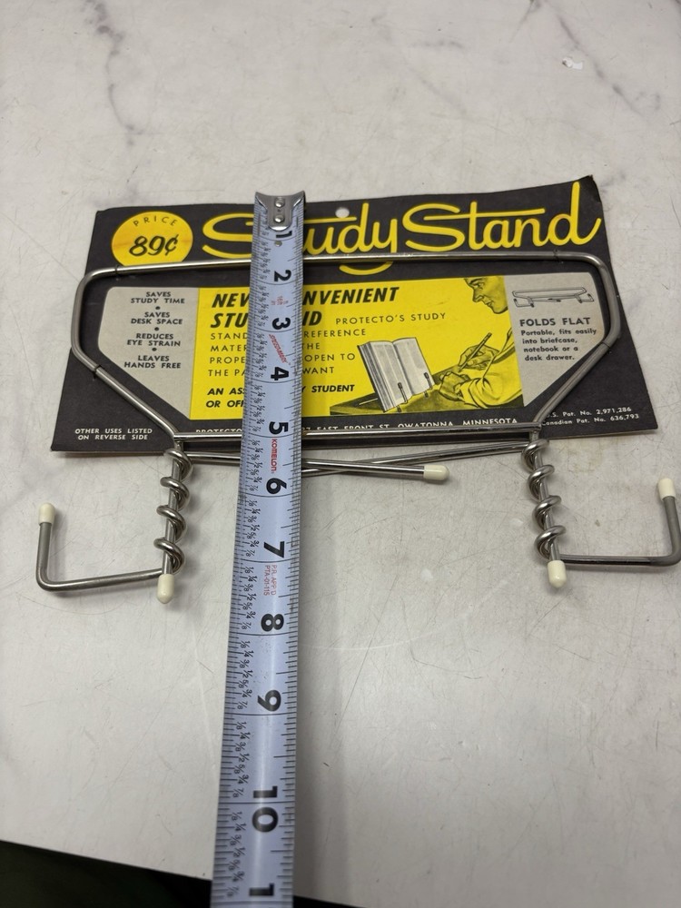 Vintage Study Stand Book Holder NOS
