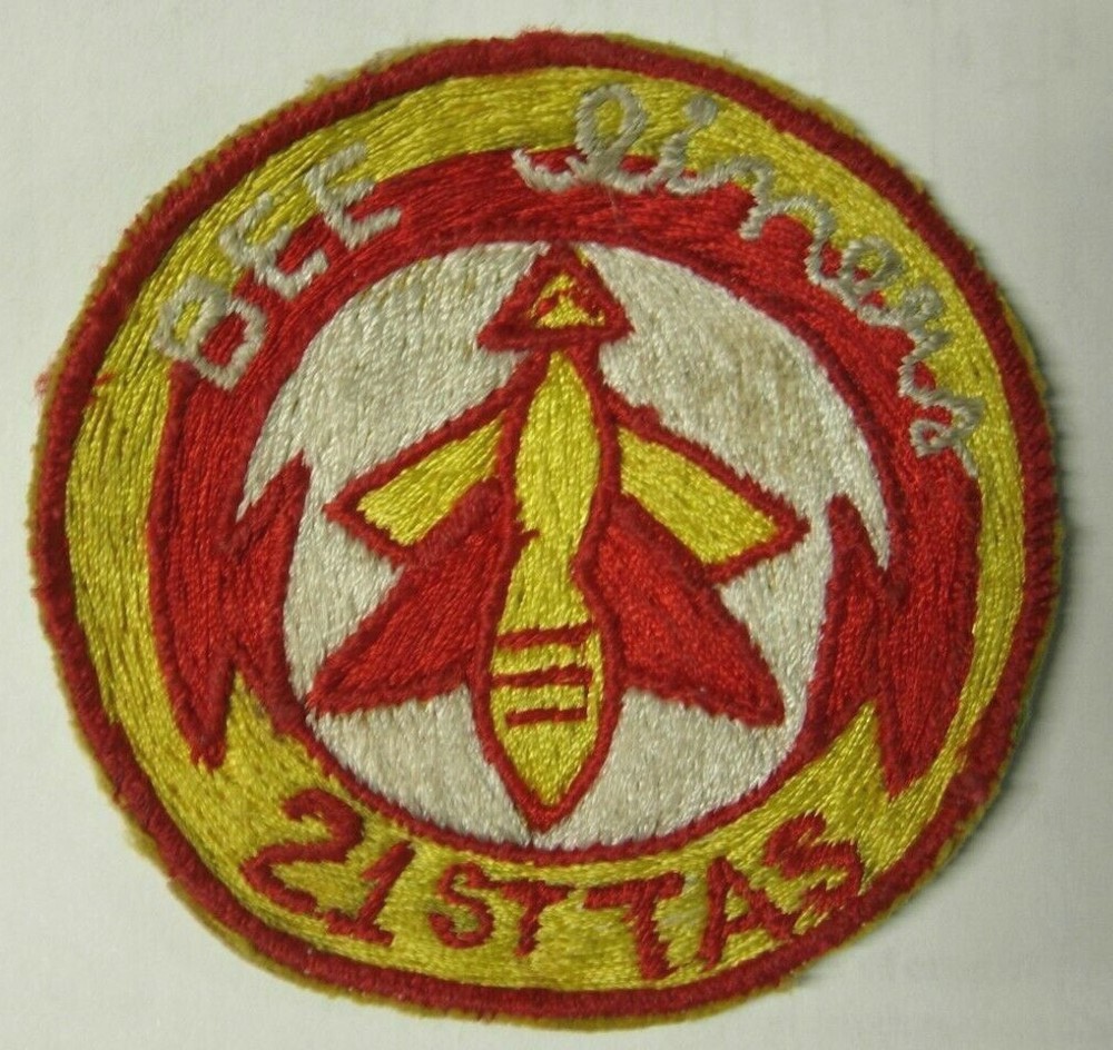 1960s *21st TAS* "Bee Liners" Sqdn Patch - Asian MD
