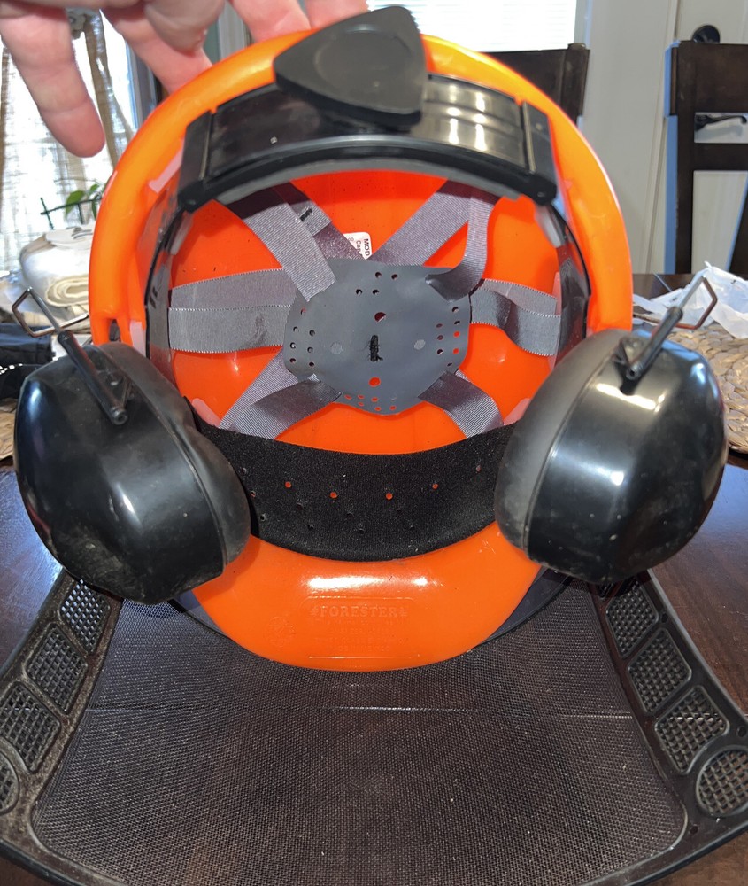 NEW!! Forester Hardhat with face shield and Ear Protection