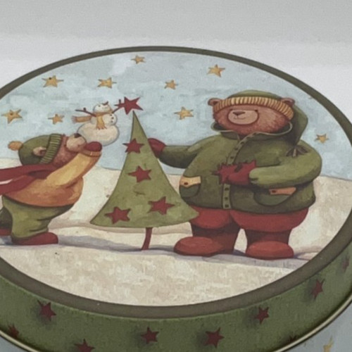 Christmas Cookie Candy Tin