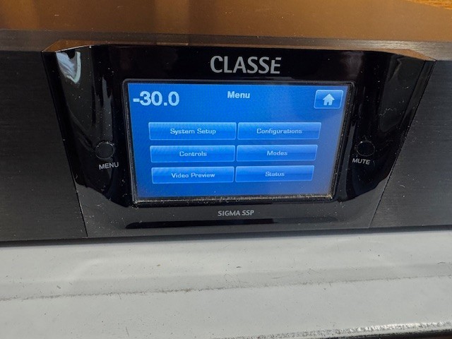 CLASSE SIGMA SSP AUDIO VIDIO PROCESSOR