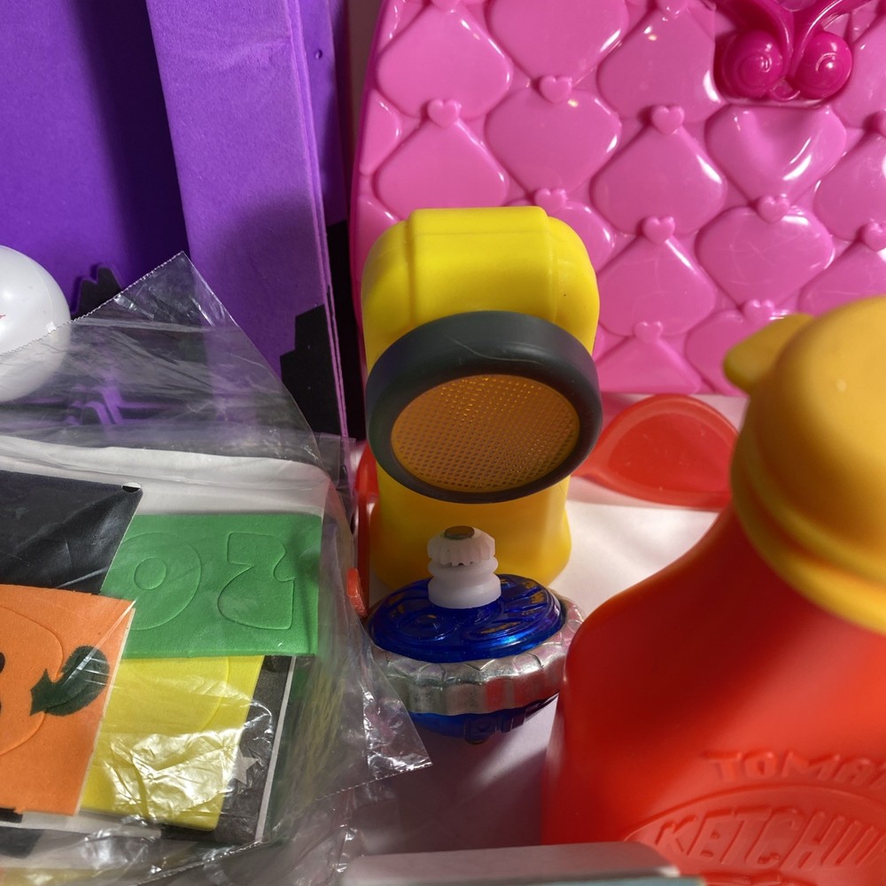 various toy lot 20 Plus Including A Working Bubble Machine With Bubbles