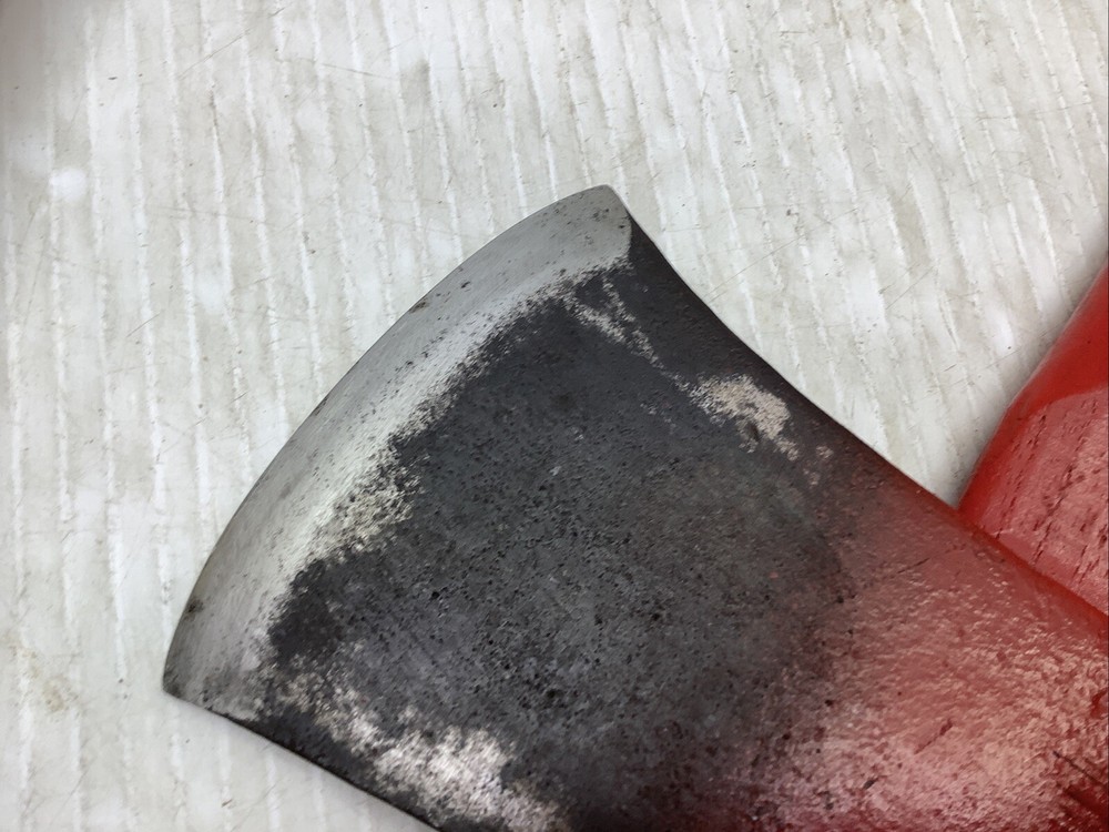 vintage Collins "connie" pattern axe red