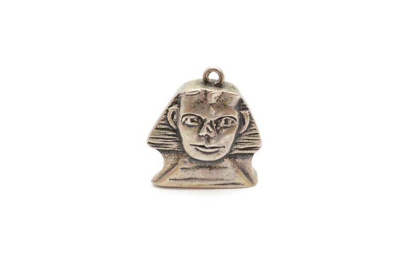 Vintage 800 Silver Sphynx Egyptian Charm