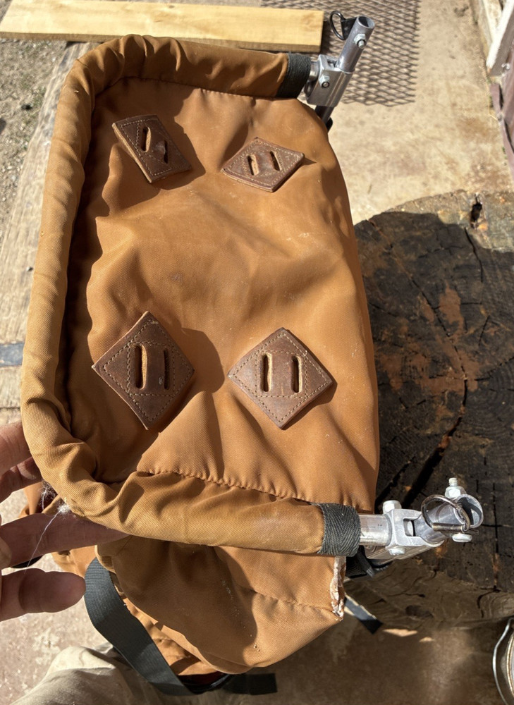 vintage jansport external frame backpack Brown