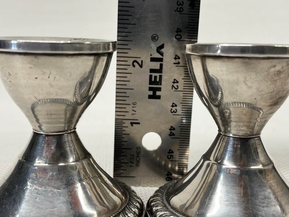 Weighted Sterling Candle Holders