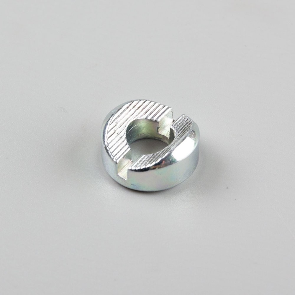 Handlebar Stem Clamp Lock Nut Silver Easy Installation Polished Scooter HNDBC032