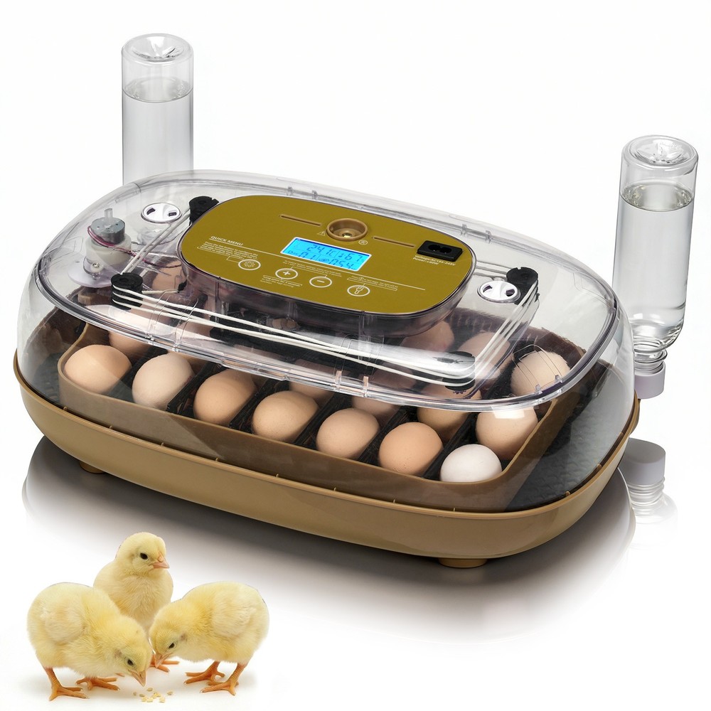 Digital Incubator for Hatching 12 Eggs, Egg Incubator with Automatic Egg Turning