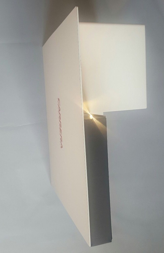 CARRERA 4PC LIGHTED DISPLAY UNIT IN WHITE PLEXIGLASS 4PC INTERCHANGEABLE IMAGES