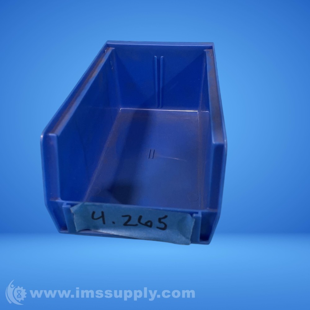 GLOBAL 269681BL Plastic Hang & Stack Bin USIP
