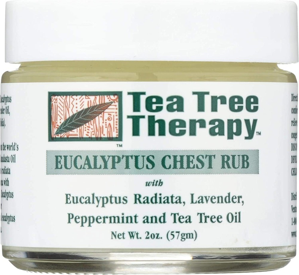 Tea Tree Therapy - Chest Rub, Eucalyptus 2 Oz ( 2-Pack)