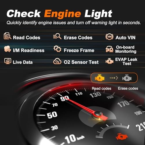 Car Scanner, Read&Clear Codes| Wireless Printing| Battery Voltage Test|