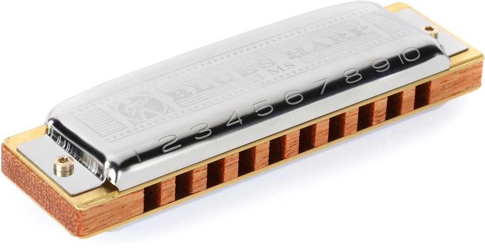 Hohner Blues Harp Harmonica - Key of G (2-pack) Bundle