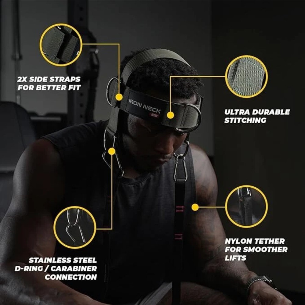 Iron Neck Alpha Neck Harness - Improves Neck Strength and Optimize Neck Workouts