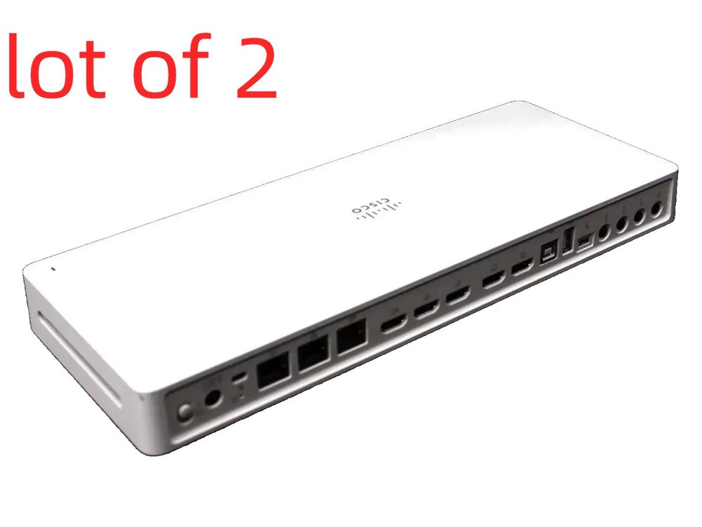 LOT OF 2Cisco Webex Codec Plus TTC7-25 Video Conference CS-CODEC-PLUS NO ADAPTER