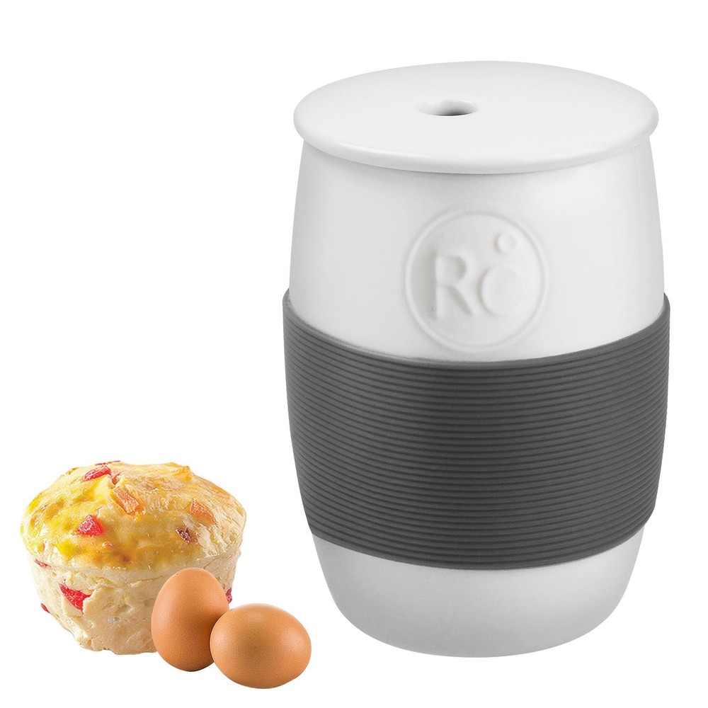 Professional Ceramic Egg Cooker for Microwave, Quick Scrambled Egg Maker Hold...