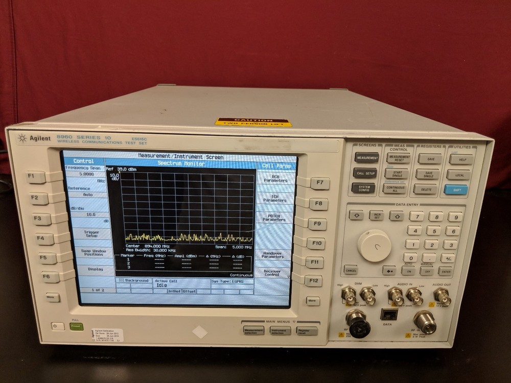 Agilent 8960 Series 10 E5515C Test Set Fast Switch Test App E1987A E1963A E1962B