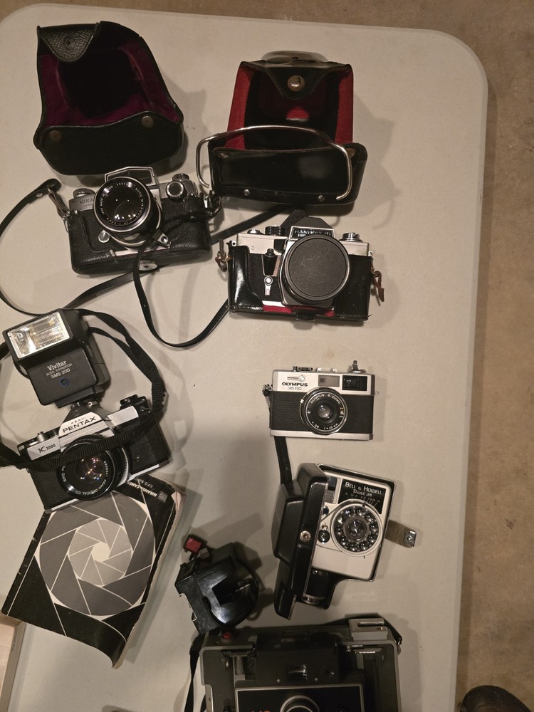 vintage camera lot untested