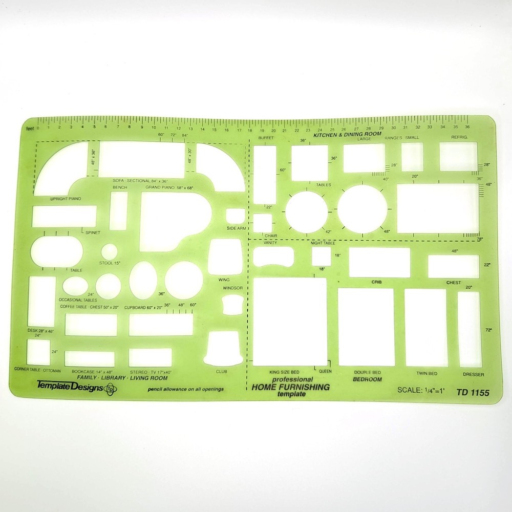 2 Architecture Drawing Templates - Template Designs & American Standard