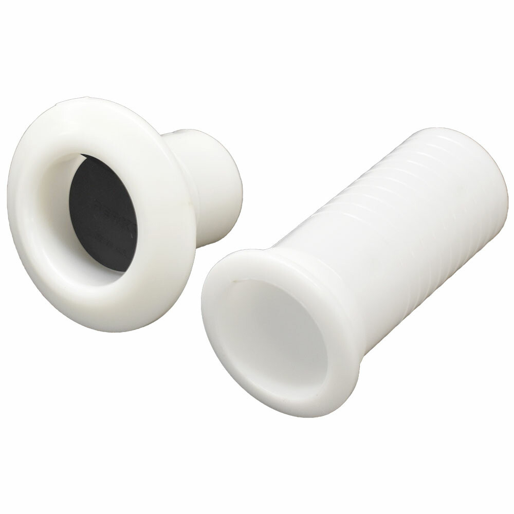 Perko Boat Thru Hull Scupper 0343DP | Adjustable 1 7/8 Inch White