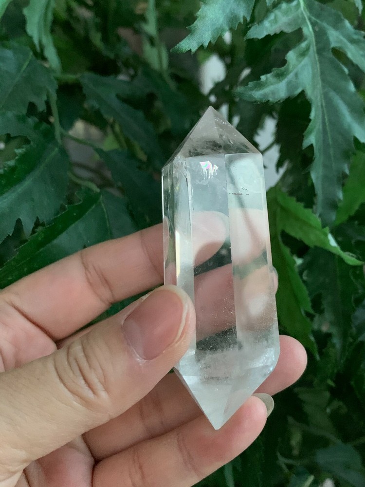 Premium Clear Quartz Six-Sided Polished Double Terminated Points, Pick A Weight