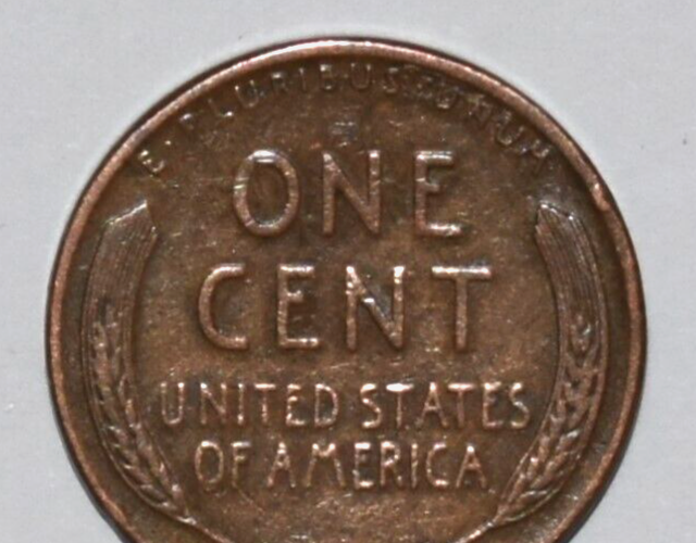 1957 D Penny Multi Error Filled 5 Weak D + Double Die Missing Letter Missing L