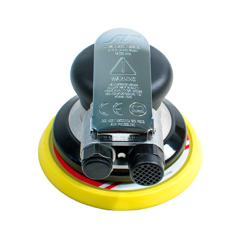 AirVANTAGE 5" Random Orbital 3/32" Orbit Palm Sander with Hook & Loop Pad