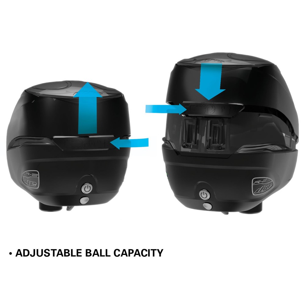 Dye R2 Loader / Hopper - Black / Black - Paintball